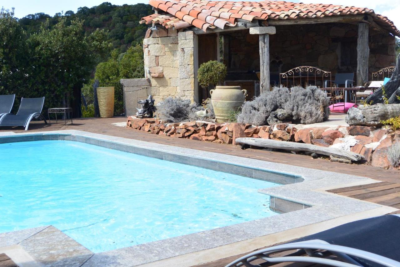 Villa Carole Piscine Privee Spa Fautea Zonza Exterior photo